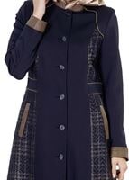 Tesettür giyim LACİVERT 7299-1 PARDESÜ 