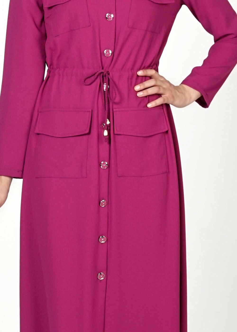 Tesettür giyim MOR 5186 ELBİSE