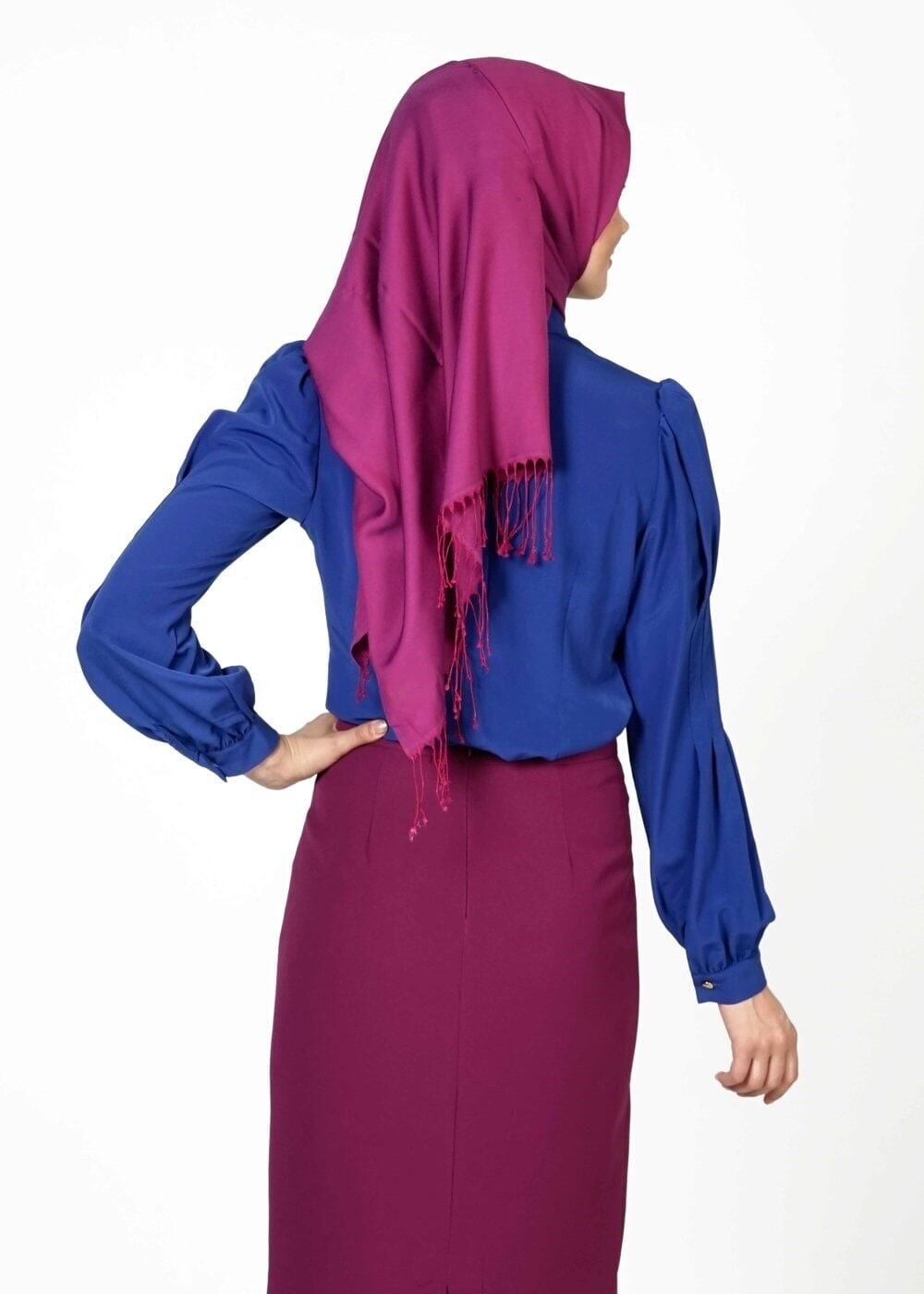 Tesettür giyim LACİVERT 6119 BLUZ