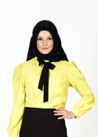 Tesettür giyim SARI 6119 BLUZ