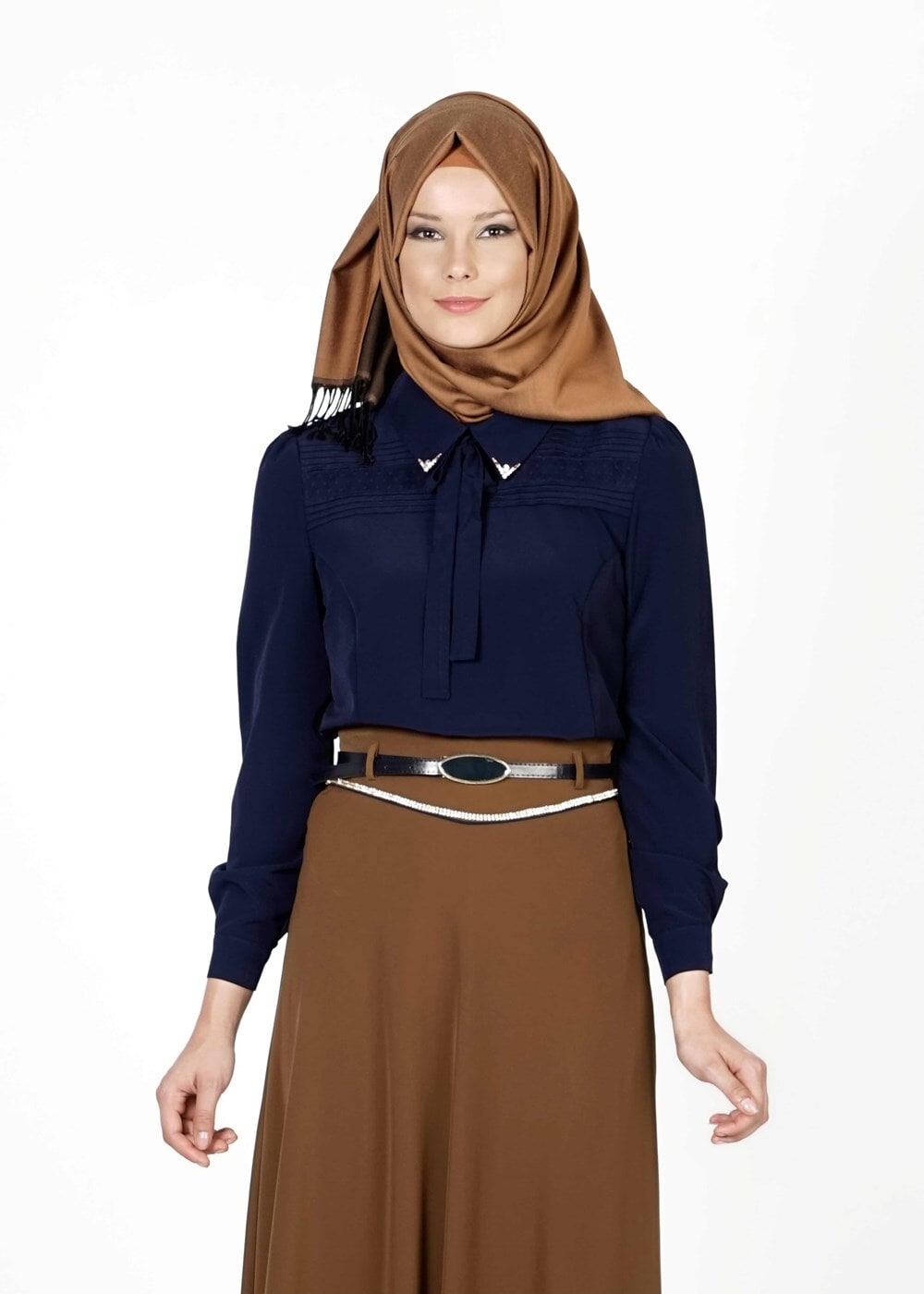 Tesettür giyim LACİVERT 6147 BLUZ