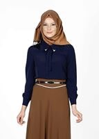 Tesettür giyim LACİVERT 6147 BLUZ