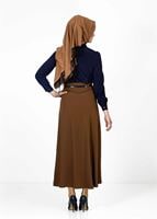 Tesettür giyim LACİVERT 6147 BLUZ