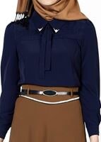 Tesettür giyim LACİVERT 6147 BLUZ