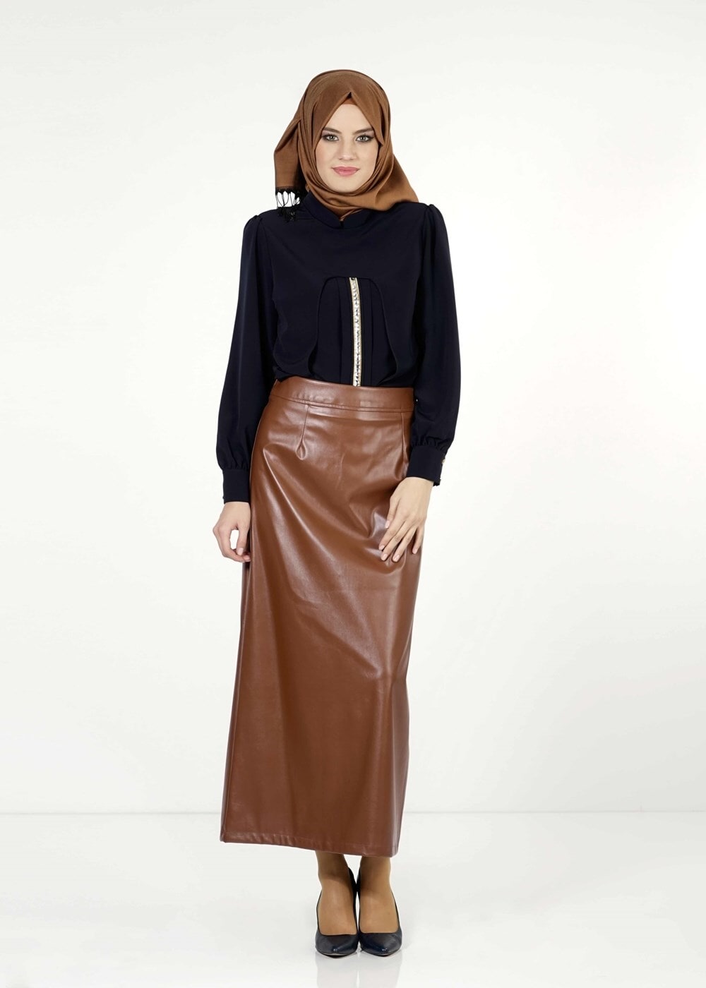 Tesettür giyim TABA 9111  ETEK 