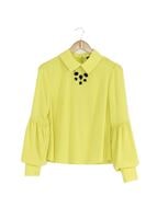 Tesettür giyim SARI 6118-1 BLUZ