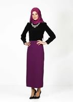 Tesettür giyim SİYAH 6145 BLUZ