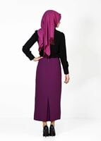 Tesettür giyim SİYAH 6145 BLUZ