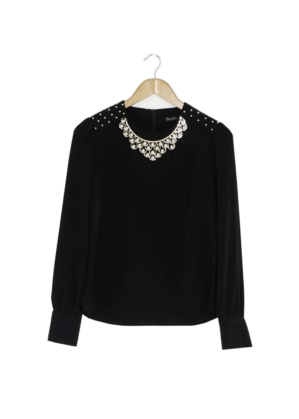 Tesettür giyim SİYAH 6145 BLUZ