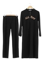 Tesettür giyim SİYAH T 40102 Allday Eşofman Takımı