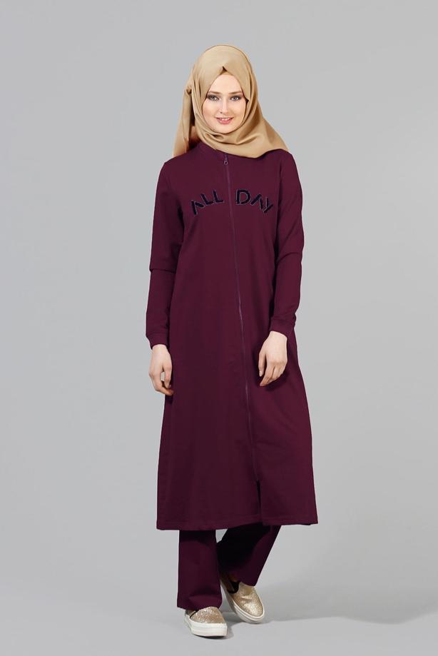 Vêtements hijab  T 40102 Allday Eşofman Takımı - TRENDTESETTÜR