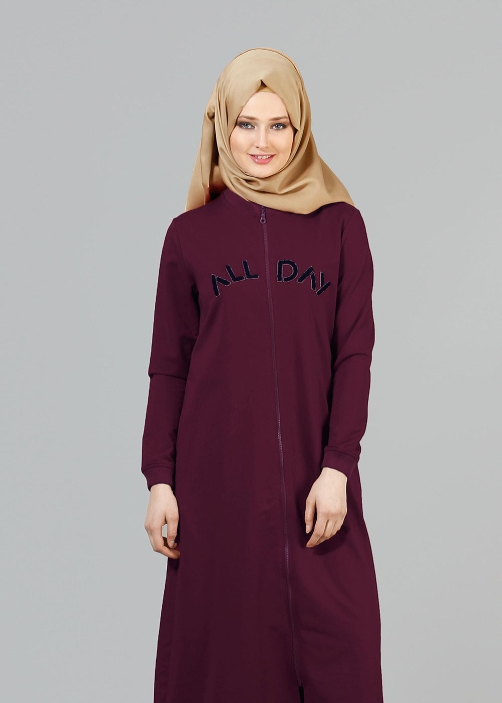 Vêtements hijab ROUGE BORDEAUX T 40102 Allday Eşofman Takımı
