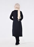 Tesettür giyim LACİVERT T 40102 Allday Eşofman Takımı