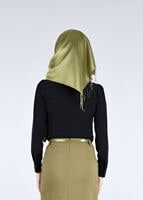 Tesettür giyim SİYAH GÜPÜR DETAYLI BONCUKLU BLUZ 4427 