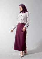 Tesettür giyim BEJ T 4442 Eleta Tesettür Bluz-Alv Fashion