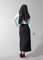 Tesettür giyim YEŞİL T 4475 Nişantaşı Tesettür Bluz-Alv Fashion