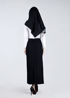 Tesettür giyim KREM T 4562 New Viscon Lycra Bluz-Alv Fashion