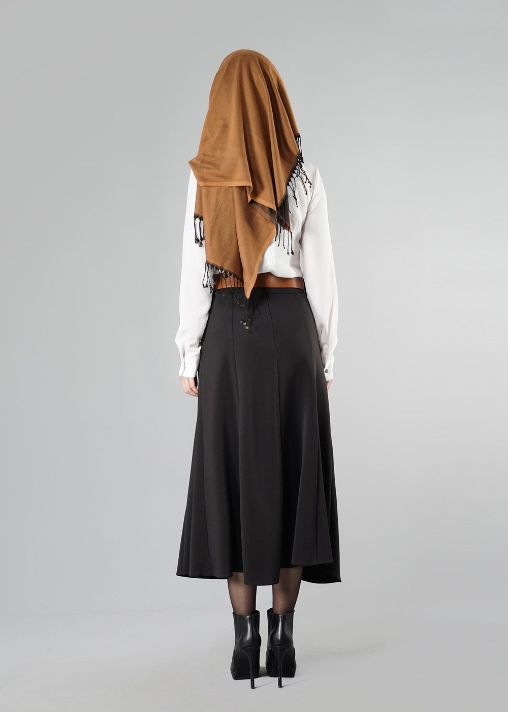 Tesettür giyim SİYAH 6773 ETEK