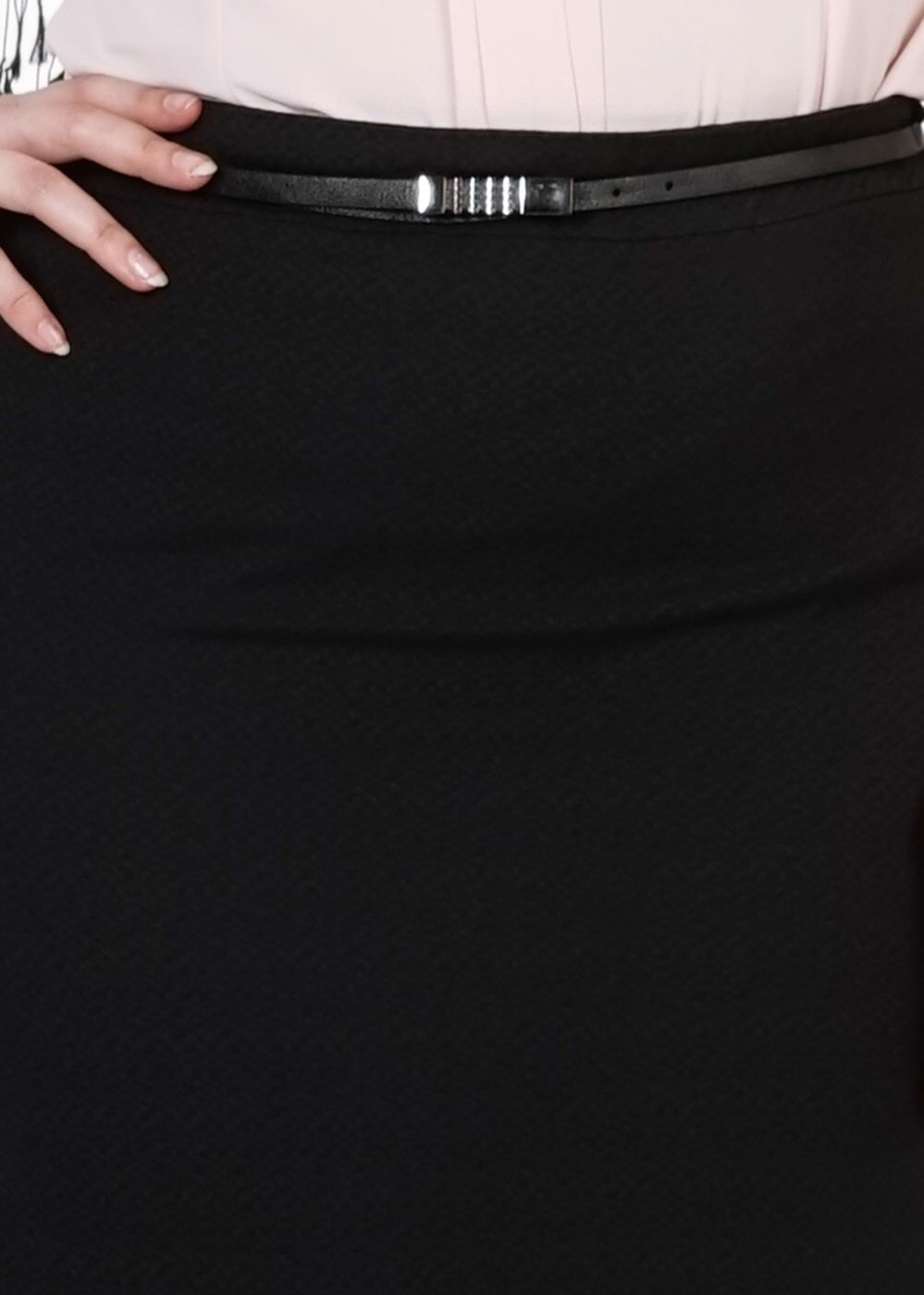 Hijab clothing BLACK TUBE SKIRT 6779