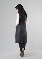 Tesettür giyim FUŞYA 4048 YELEK