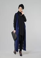 Tesettür giyim LACİVERT 4049 YELEK