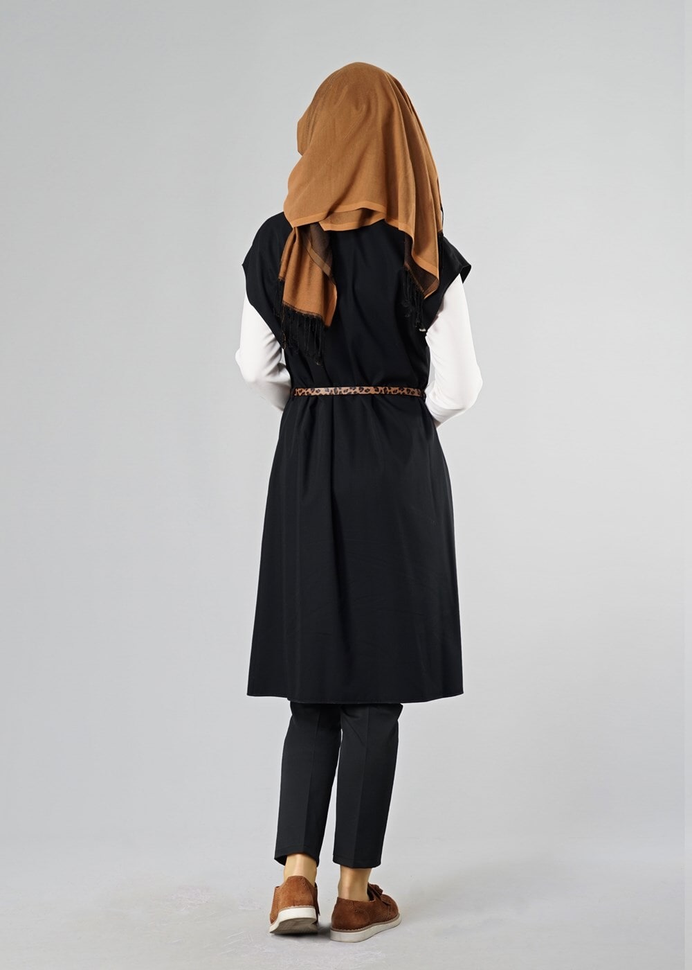 Tesettür giyim SİYAH 4158 YELEK