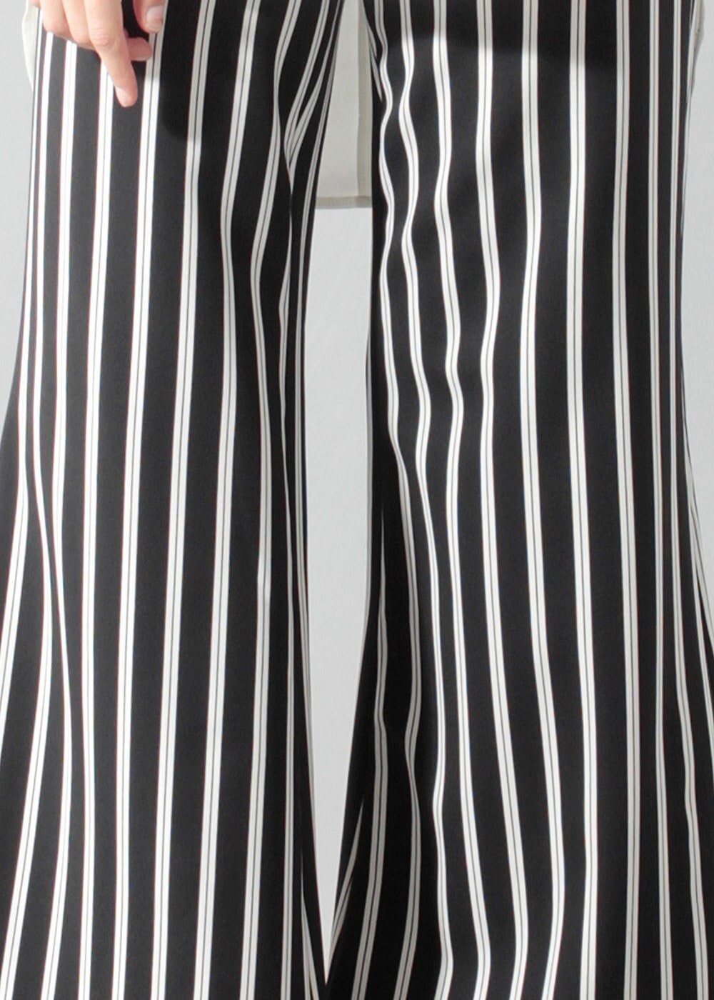 Vêtements hijab NOIR T 1454 Actüel Çizgili Pantolon