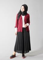 Vêtements hijab NOIR T 1495 Actüel Piliseli Pantolon