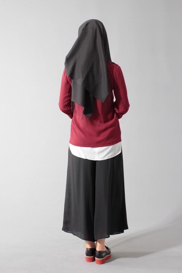 Vêtements hijab  T 1495 Actüel Piliseli Pantolon - TRENDTESETTÜR