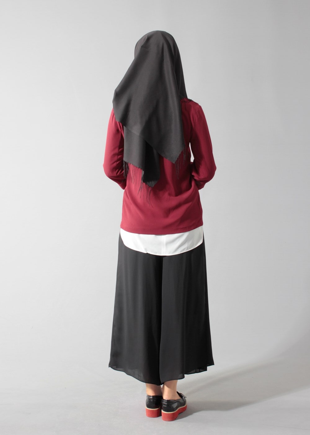 Vêtements hijab NOIR T 1495 Actüel Piliseli Pantolon