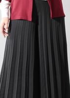 Vêtements hijab NOIR T 1495 Actüel Piliseli Pantolon