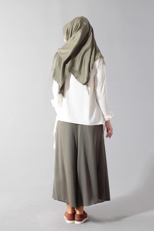 Vêtements hijab  T 1495 Actüel Piliseli Pantolon - TRENDTESETTÜR