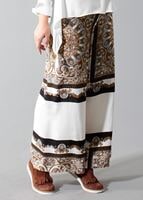 Hijab clothing TABA T 1497 Actüel Şal Desenli Pantolon