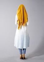 Vêtements hijab CRÈME T 8348 Actüel Kabartma Desenli Yelek