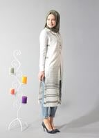 Vêtements hijab KAKI T 8367 Actüel Çıtçıtlı Yelek