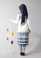 Vêtements hijab VERT T 8367 Actüel Çıtçıtlı Yelek