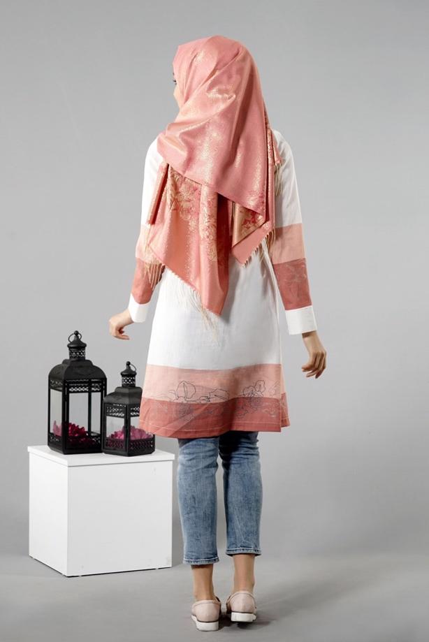 Vêtements hijab  T 169 Akkaya Fashion- Kuşaklı Trench - TRENDTESETTÜR