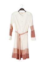 Hijab clothing CREAM T 169 Akkaya Fashion- Kuşaklı Trench