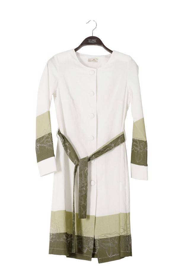 Vêtements hijab  T 169 Akkaya Fashion- Kuşaklı Trench - TRENDTESETTÜR