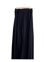 Tesettür giyim LACİVERT T 6941 Allday Zımba Detaylı Pileli Etek