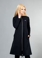 Hijab clothing NAVY BLUE T 40105 Allday Fermuarlı Eşofman Takım