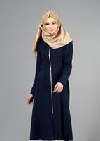 Tesettür giyim LACİVERT T 1445 Marca Tesettür Trench-Alv Fashion