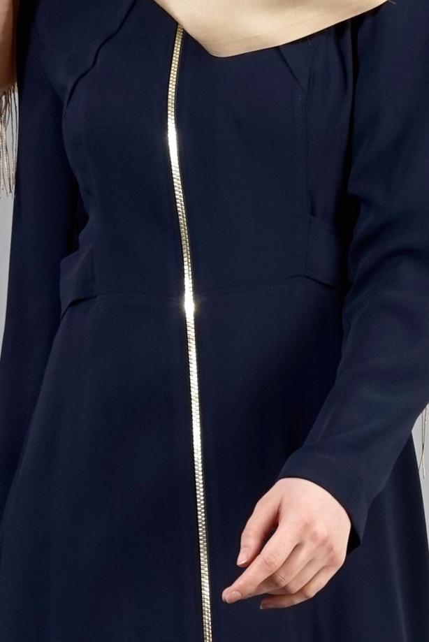 Hijab clothing  T 1445 Marca Tesettür Trench-Alv Fashion - TRENDTESETTÜR