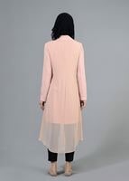 Tesettür giyim PUDRA T 1446 Nazenin Trench-Alv Fashion