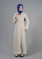 Tesettür giyim BEJ T 1456 Adelina Tesettür Pardesü-Alv Fashion