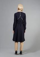 Tesettür giyim LACİVERT T 1467 Ardıç Tesettür Trench-Alv Fashion
