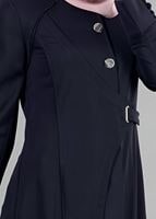 Tesettür giyim LACİVERT T 1480 Elite Pardesü-Alv Fashion