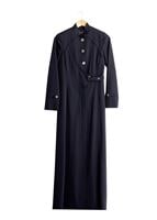 Tesettür giyim LACİVERT T 1480 Elite Pardesü-Alv Fashion