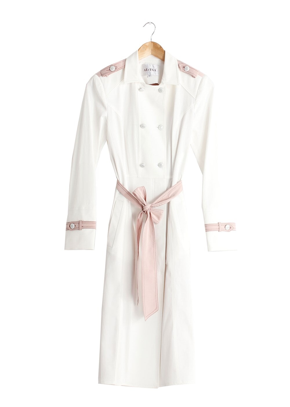 Tesettür giyim PUDRA T 1498 Dulce Tesettür Trench-Alv Fashion