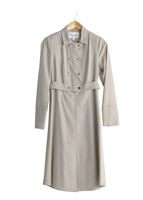 Tesettür giyim BEJ T 1507 Crista Trench-Alv Trench